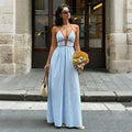 Summer Fashion Halter Maxi Dress